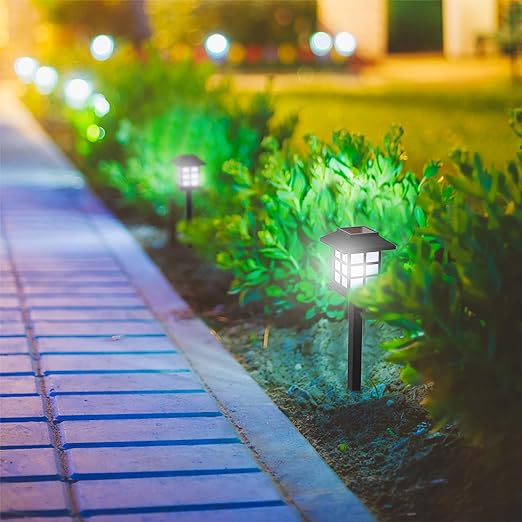 Solar Light Outdoor Waterproof Automatic on Off for Garden Fountain loght lamp Stand for Pathway Pack of 2 Solar Light Outdoor Waterproof Automatic on Off for Garden Fountain loght lamp Stand for Pathway Pack of 2